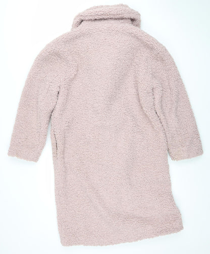 Womens UK Size 8 Gallery Pink Overcoat