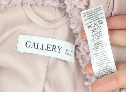 Womens UK Size 8 Gallery Pink Overcoat
