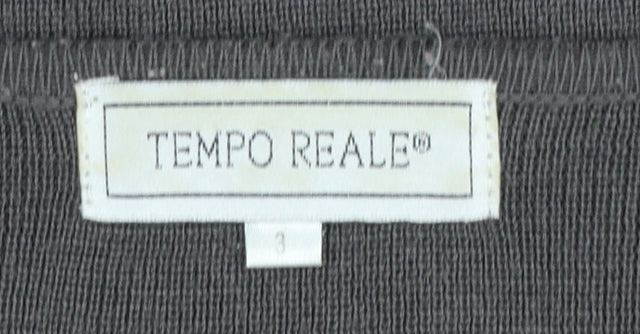 Womens UK Size 12 Tempo Reale Grey Pullover Jumper