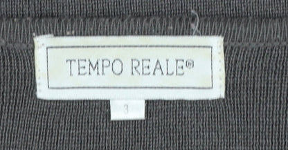 Womens UK Size 12 Tempo Reale Grey Pullover Jumper