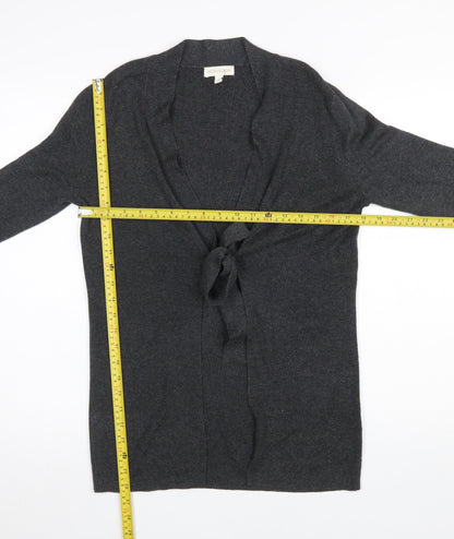 Womens UK Size S Monsoon Grey Cardigan Jumper