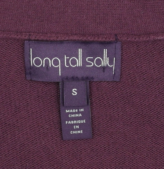 Womens UK Size S Long Tall Sally Purple Cardigan Jumper