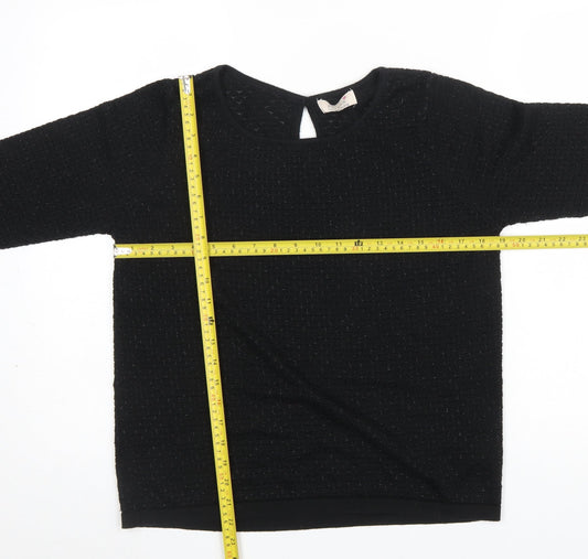 Womens UK Size 14 Marks and Spencer Black Pullover Jumper