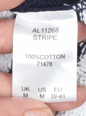 Womens UK Size M Cotton Traders Blue Pullover Jumper