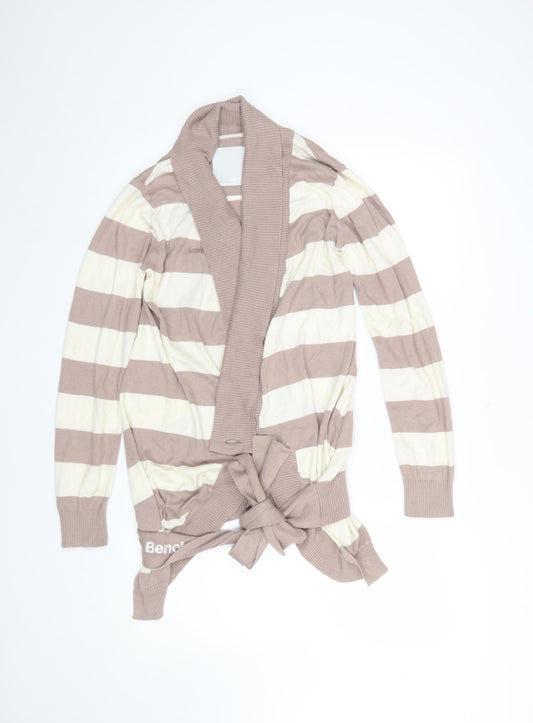 Womens UK Size L Bench Beige Cardigan Jumper