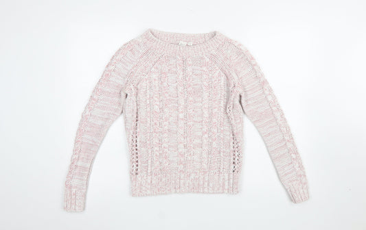 Womens UK Size S Gap Pink Pullover Jumper