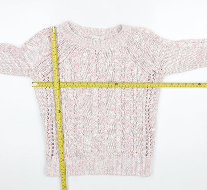 Womens UK Size S Gap Pink Pullover Jumper