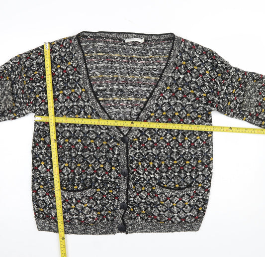 Womens UK Size 14 Glamorous Multicoloured Cardigan Jumper