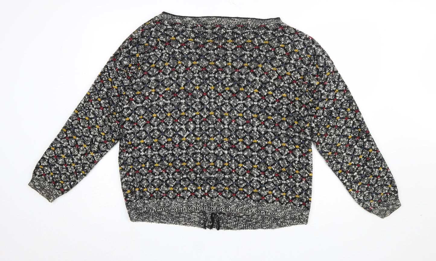 Womens UK Size 14 Glamorous Multicoloured Cardigan Jumper