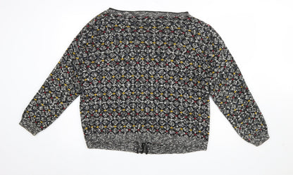 Womens UK Size 14 Glamorous Multicoloured Cardigan Jumper