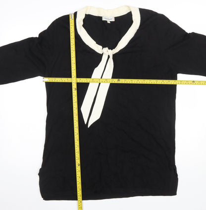 Womens UK Size L Pierre Cavallo Black Pullover Jumper