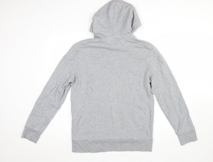 Mens UK Size M Levi's Grey Pullover Hoodie