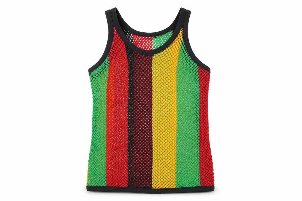 Womens UK Size L SPI Crystal Knit Wear Multicoloured Camisole Tank