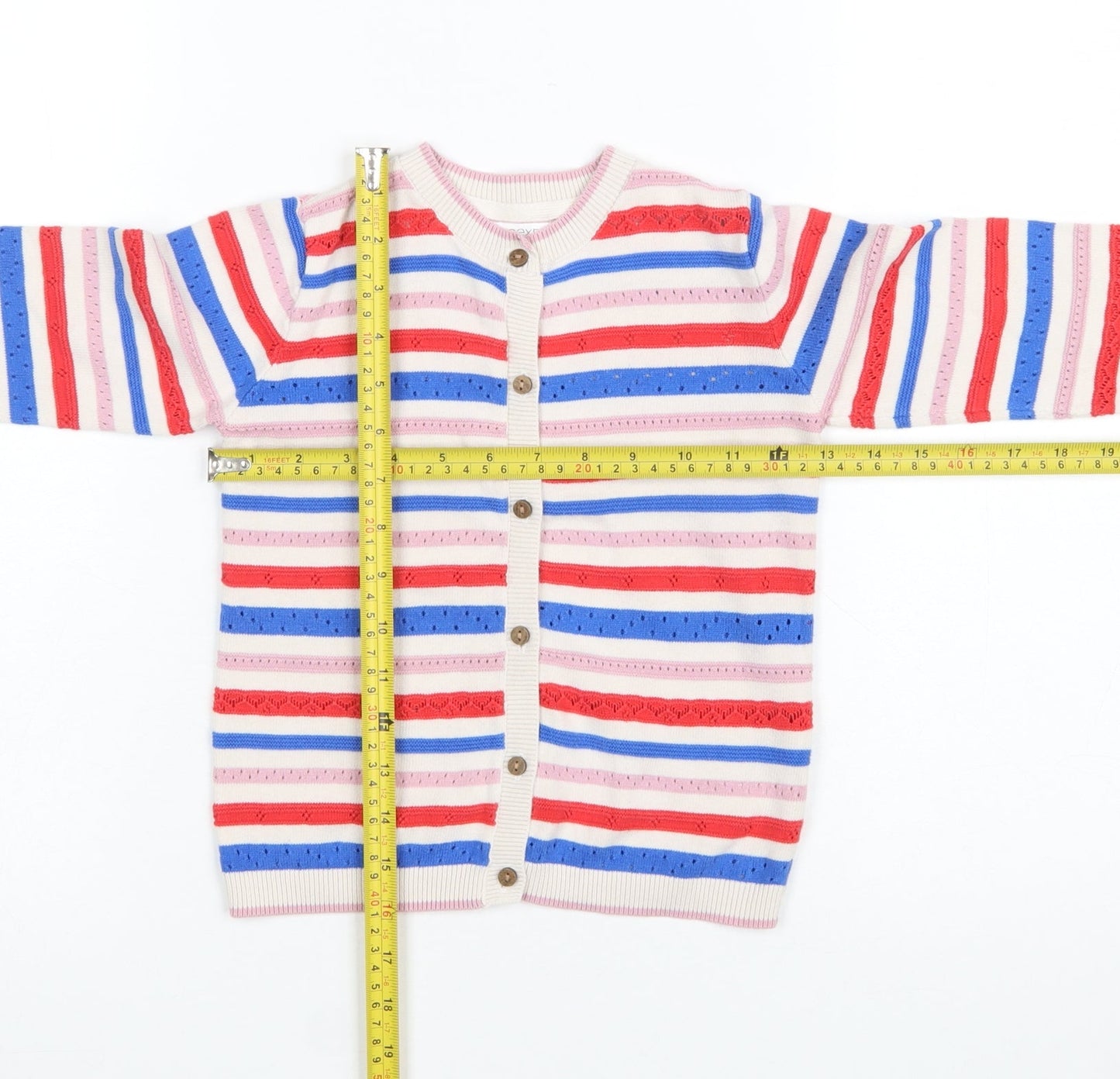 Girls UK Size 4-5 Years NEXT Multicoloured Cardigan Jumper