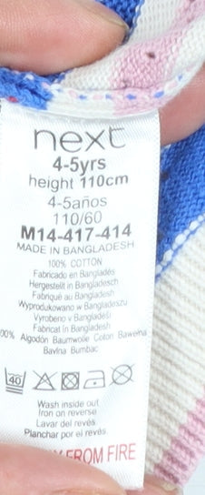 Girls UK Size 4-5 Years NEXT Multicoloured Cardigan Jumper