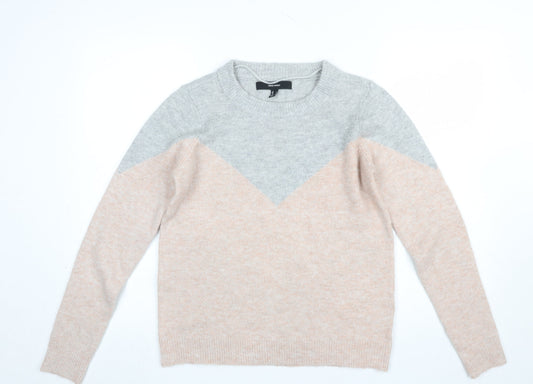 Womens UK Size S VERO MODA Multicoloured Pullover Jumper