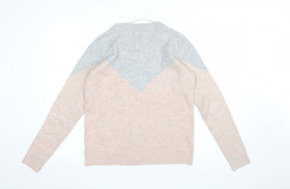 Womens UK Size S VERO MODA Multicoloured Pullover Jumper
