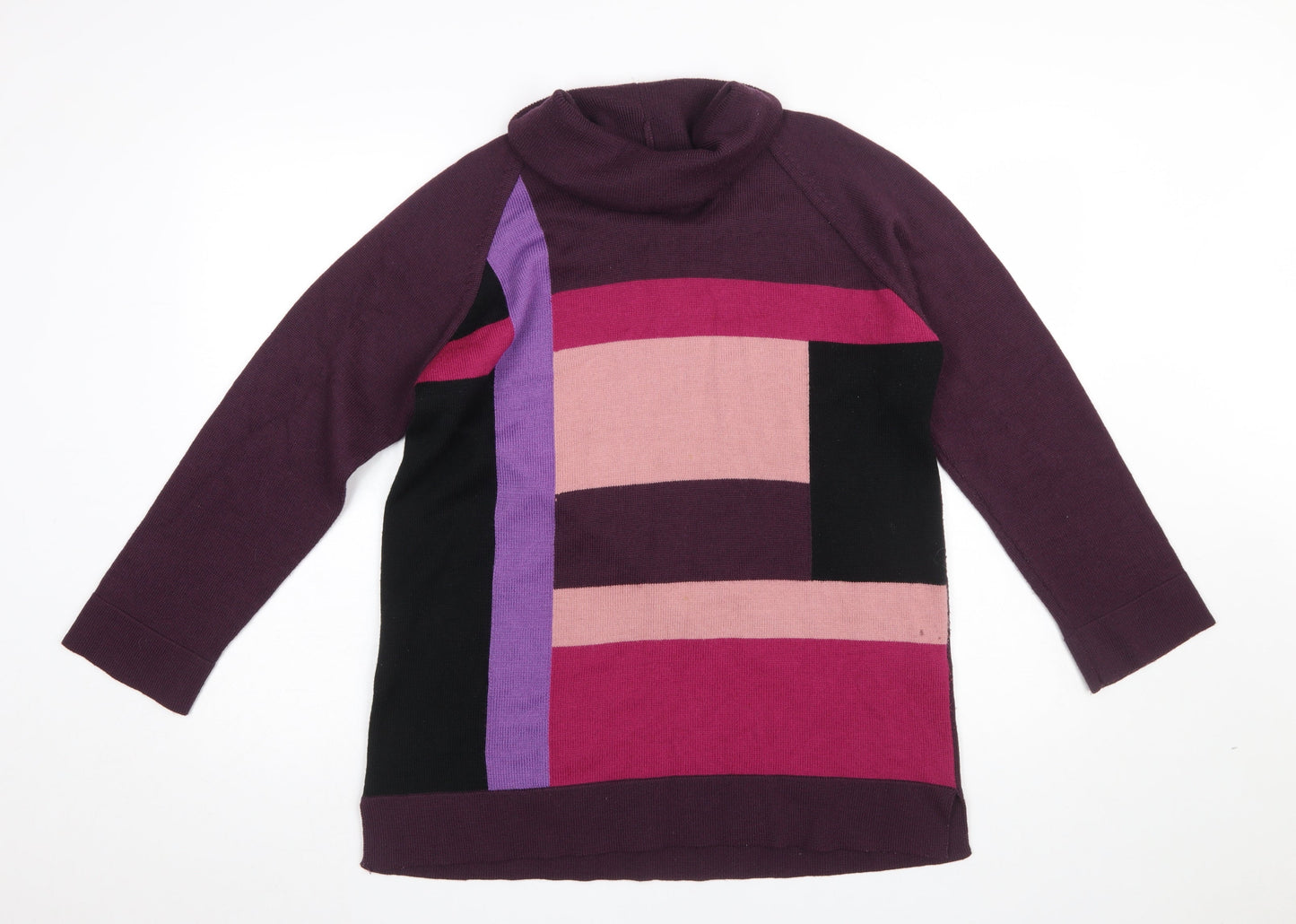 Womens UK Size 16 Marks and Spencer Multicoloured Tunic Jumper