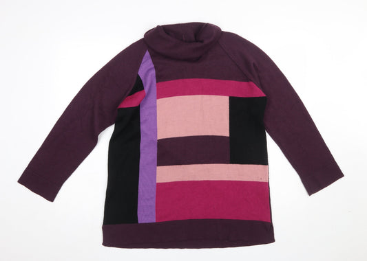 Womens UK Size 16 Marks and Spencer Multicoloured Tunic Jumper