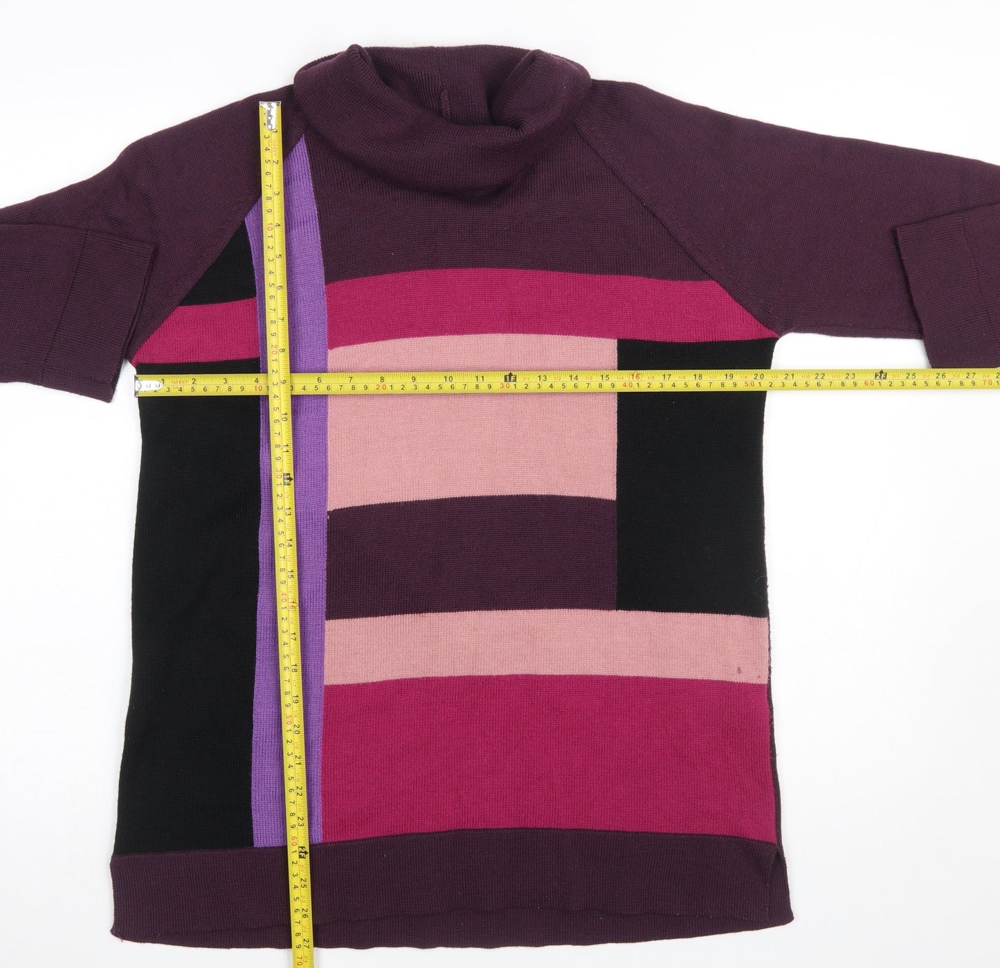 Womens UK Size 16 Marks and Spencer Multicoloured Tunic Jumper