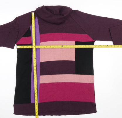 Womens UK Size 16 Marks and Spencer Multicoloured Tunic Jumper