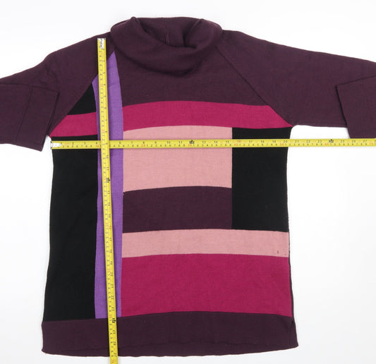 Womens UK Size 16 Marks and Spencer Multicoloured Tunic Jumper