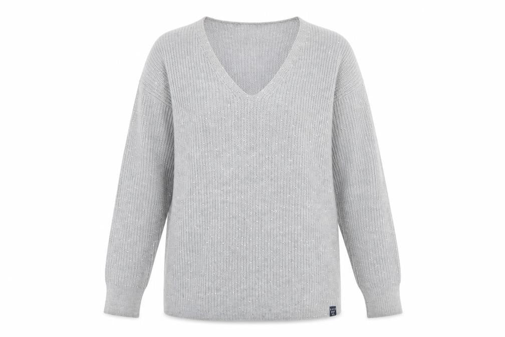 Womens UK Size 10 Superdry Grey Pullover Jumper