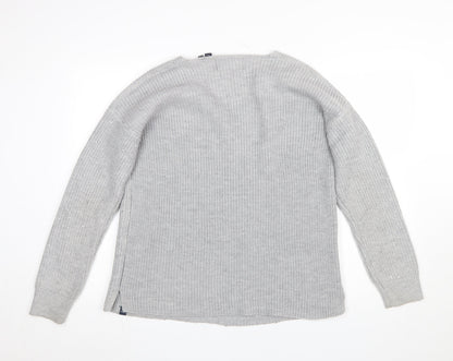 Womens UK Size 10 Superdry Grey Pullover Jumper