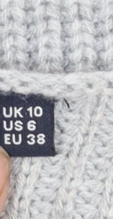 Womens UK Size 10 Superdry Grey Pullover Jumper