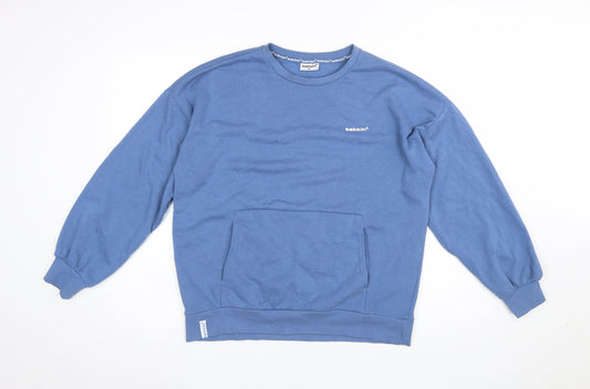 Womens UK Size M Bekkin Blue Pullover Sweatshirt