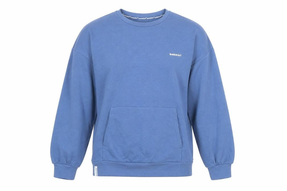 Womens UK Size M Bekkin Blue Pullover Sweatshirt