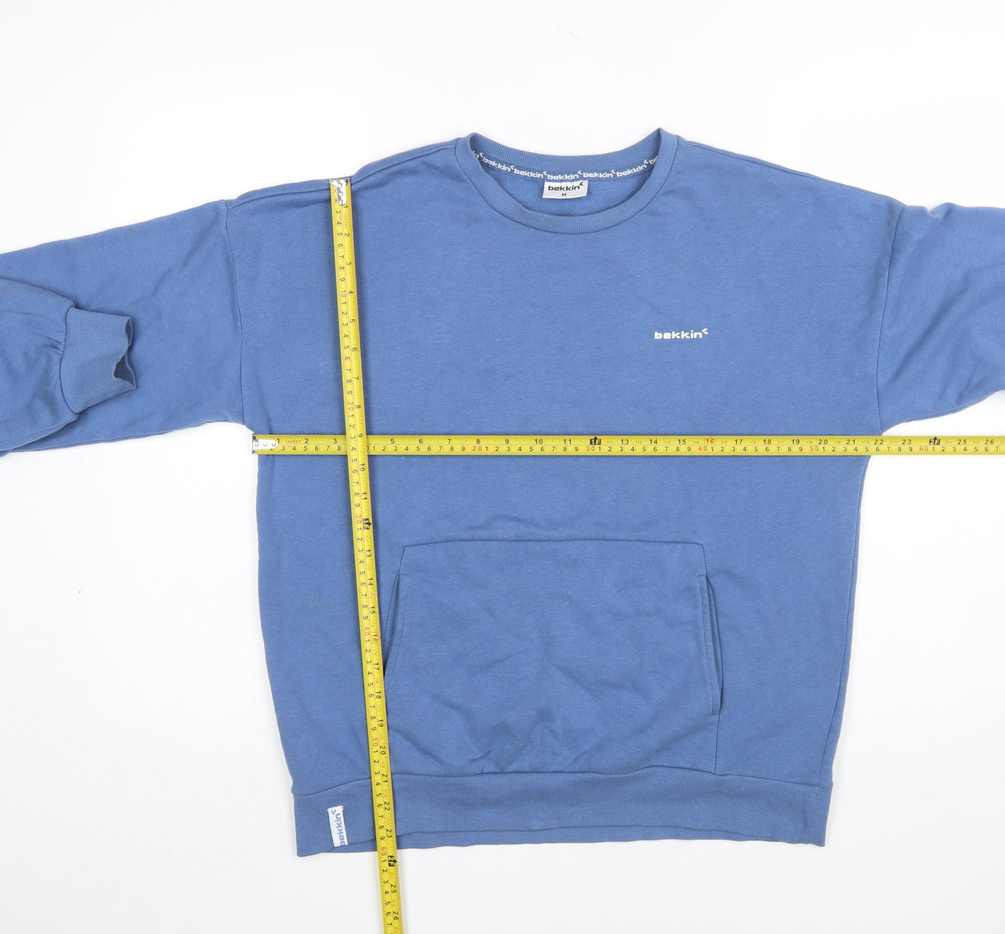 Womens UK Size M Bekkin Blue Pullover Sweatshirt