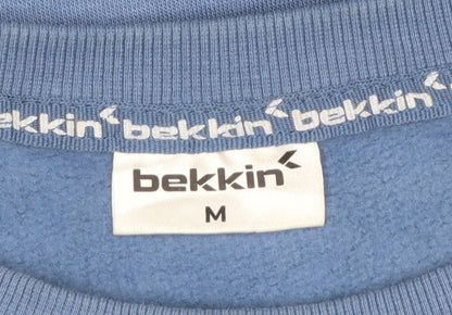 Womens UK Size M Bekkin Blue Pullover Sweatshirt