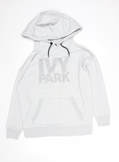 Womens UK Size M IVY PARK Grey Pullover Hoodie