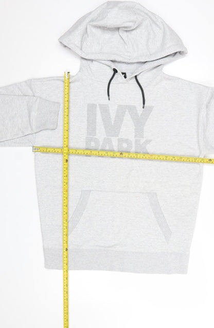 Womens UK Size M IVY PARK Grey Pullover Hoodie