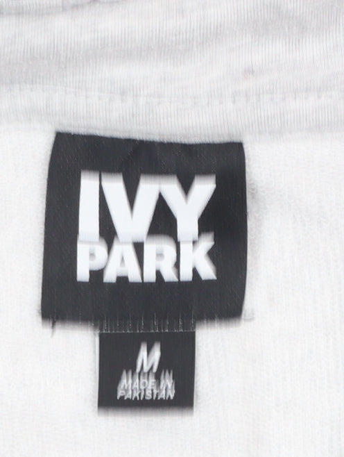 Womens UK Size M IVY PARK Grey Pullover Hoodie