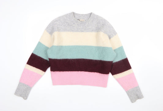 Womens UK Size S H&M Multicoloured Pullover Jumper