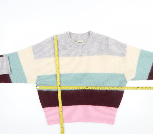 Womens UK Size S H&M Multicoloured Pullover Jumper