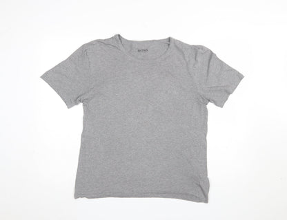 Mens UK Size L HUGO BOSS Grey  T-Shirt