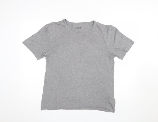 Mens UK Size L HUGO BOSS Grey  T-Shirt