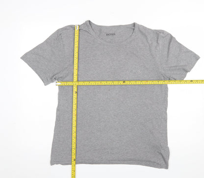 Mens UK Size L HUGO BOSS Grey  T-Shirt
