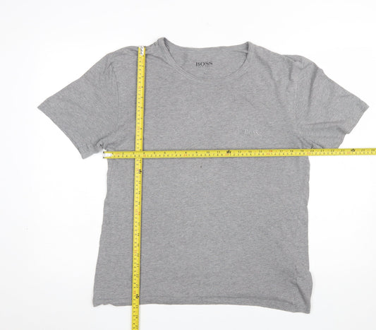 Mens UK Size L HUGO BOSS Grey  T-Shirt