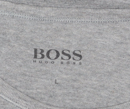 Mens UK Size L HUGO BOSS Grey  T-Shirt