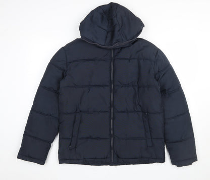 Boys UK Size 12-13 Years Grand & Hills Blue Puffer Jacket
