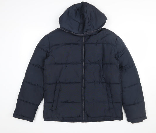 Boys UK Size 12-13 Years Grand & Hills Blue Puffer Jacket