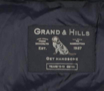 Boys UK Size 12-13 Years Grand & Hills Blue Puffer Jacket