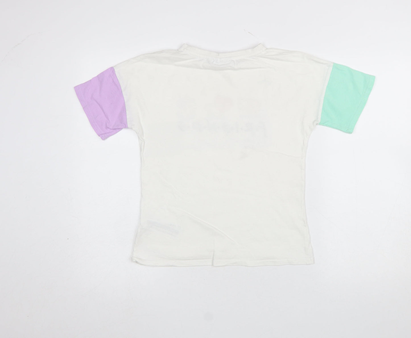 Girls UK Size 8-9 Years Primark Multicoloured Basic T-Shirt