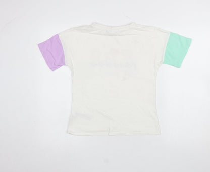 Girls UK Size 8-9 Years Primark Multicoloured Basic T-Shirt