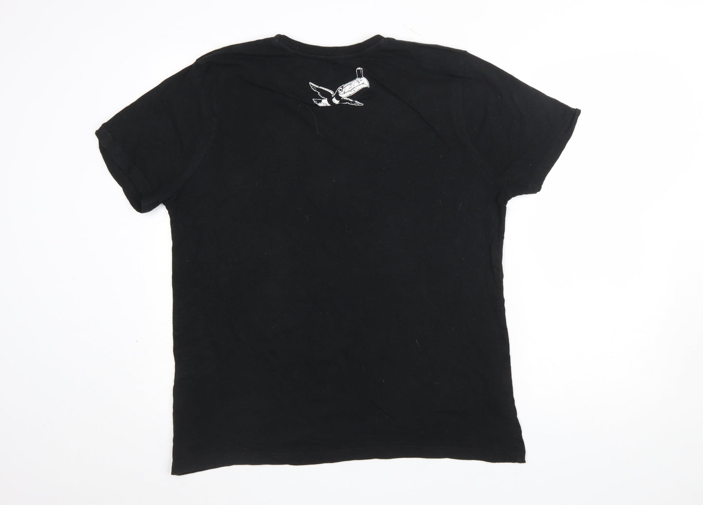 Mens UK Size L Guinness Black  T-Shirt