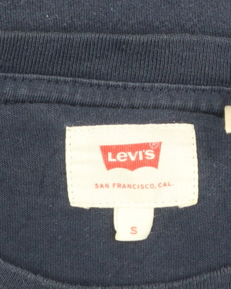 Mens UK Size S Levi's Blue  T-Shirt